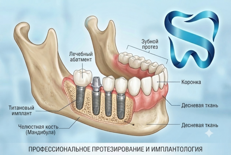 Протезирование зубов в Стоматологе
